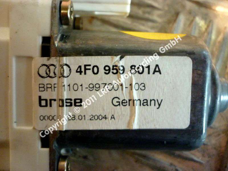 Audi A6 C6 4F Fensterhebermotor Tür hinten links 4F0959801A BROSE BJ2003